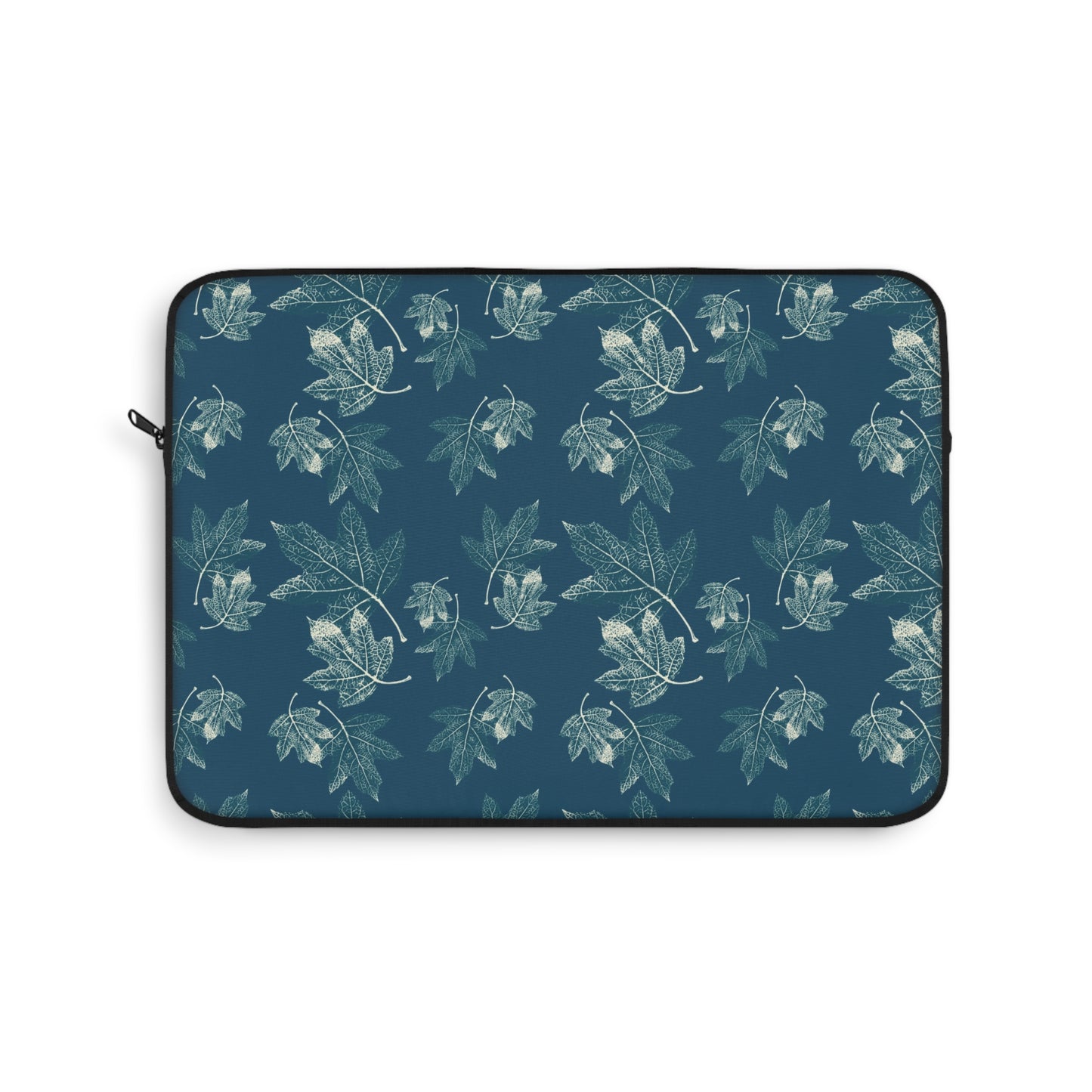 Laptop Sleeve - Oak Leaf Hydrangea© in Teal