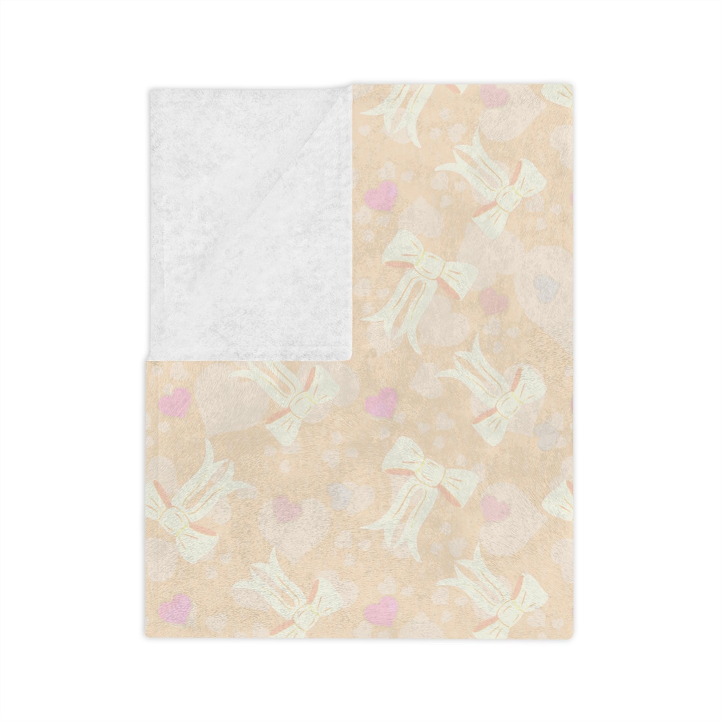 Velveteen Microfiber Blanket — Soft Pastel Floral Unicorn Throw for Nursery & Gifts