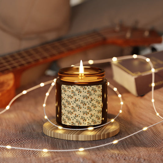 Sunflower Debut© Beige, Cozy Floral Scented Soy Candle, Aromatic Ambiance, Relaxing Gift, Home Decor, Eco-Friendly, Spa Essence