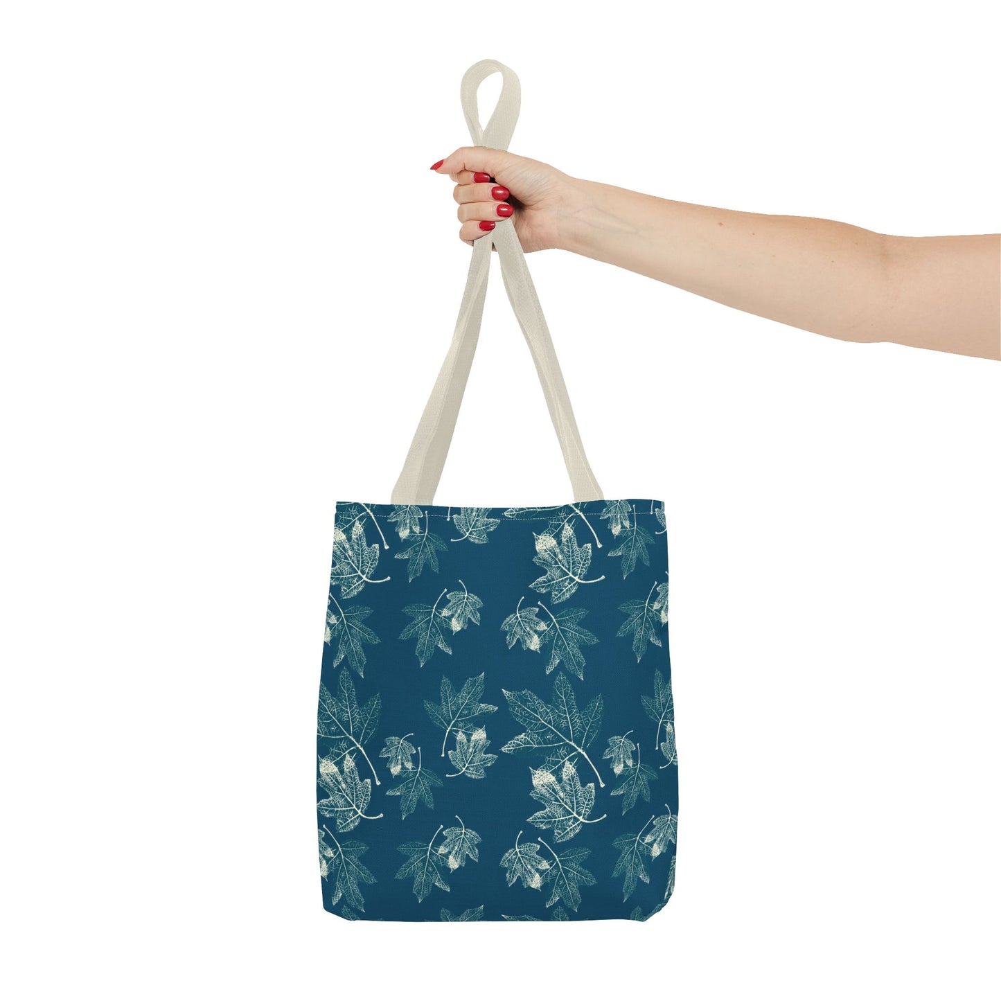 Tote Bag - Oak leaf Hydrangea© in Teal