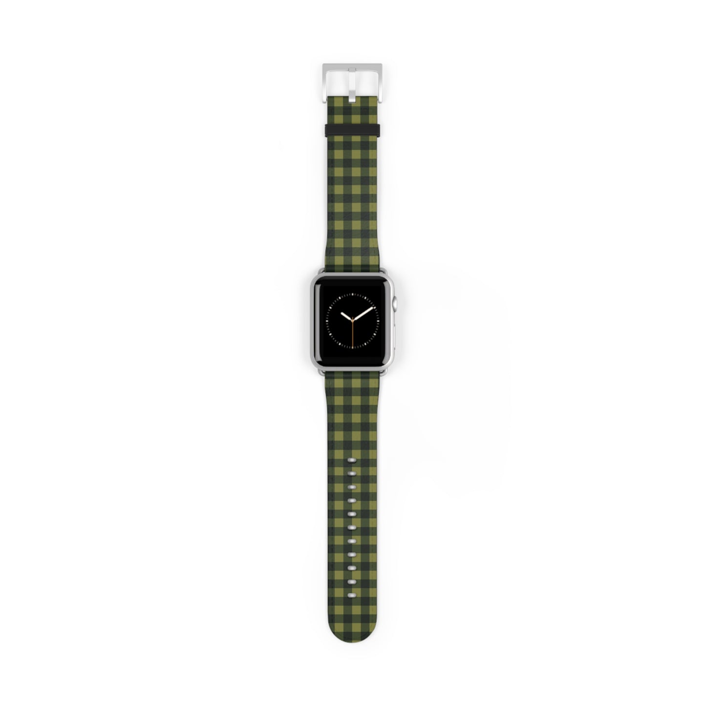 Green Buffalo Plaid Watch Band — Lightweight Patterned Apple Watch Strap