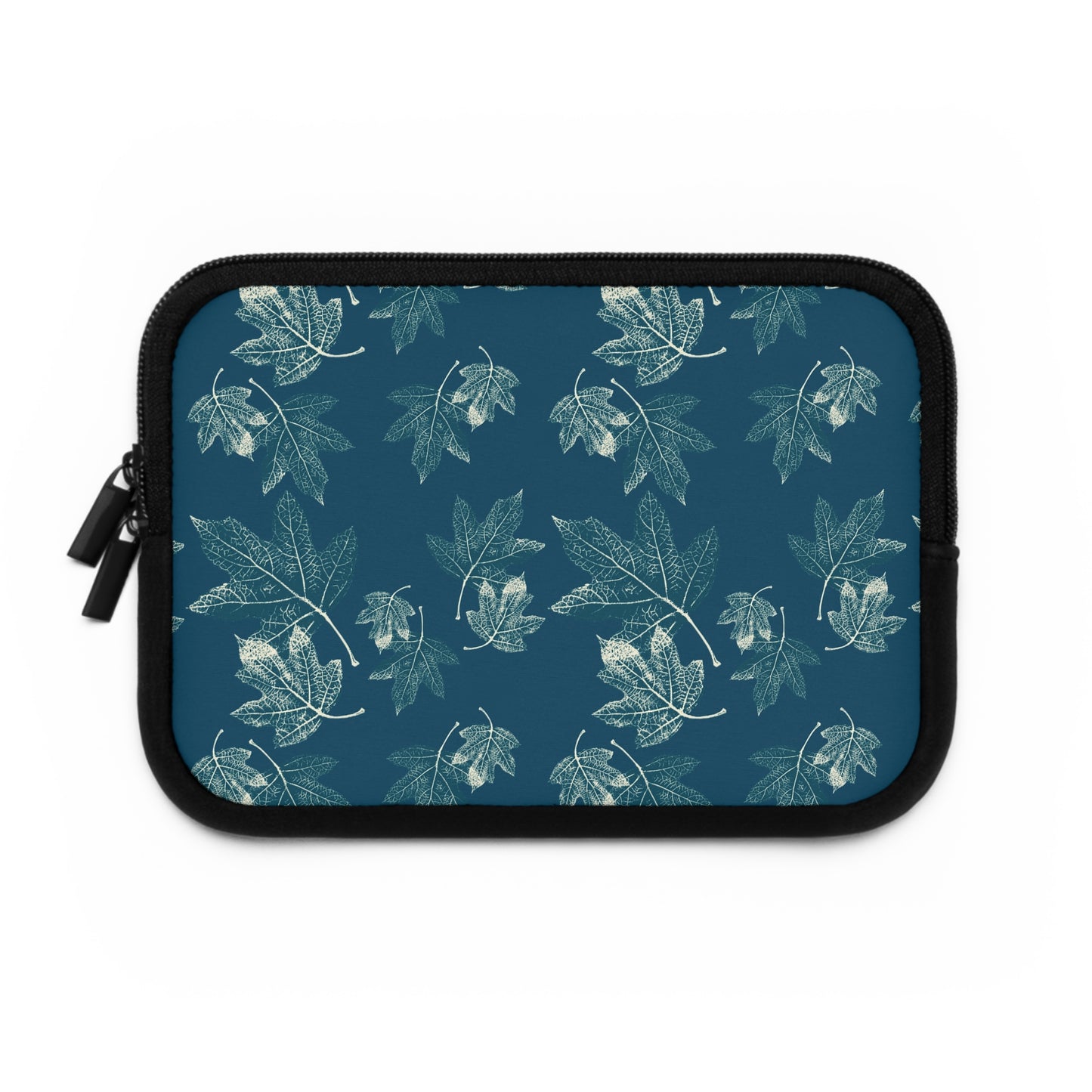 Laptop Sleeve - Oak Leaf Hydrangea© in Teal