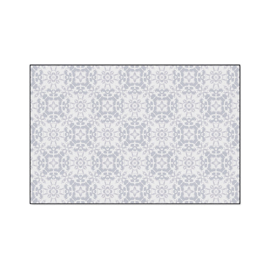 Stylish Heavy Duty Floor Mat, Rounded Coastal Tile© Moonlight, Indoor/Outdoor Rug for Home Decor, Kitchen Mat, Pet Friendly