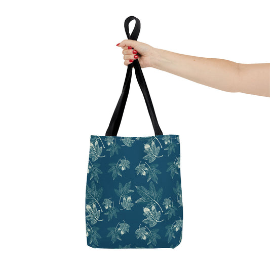 Tote Bag - Oak leaf Hydrangea© in Teal