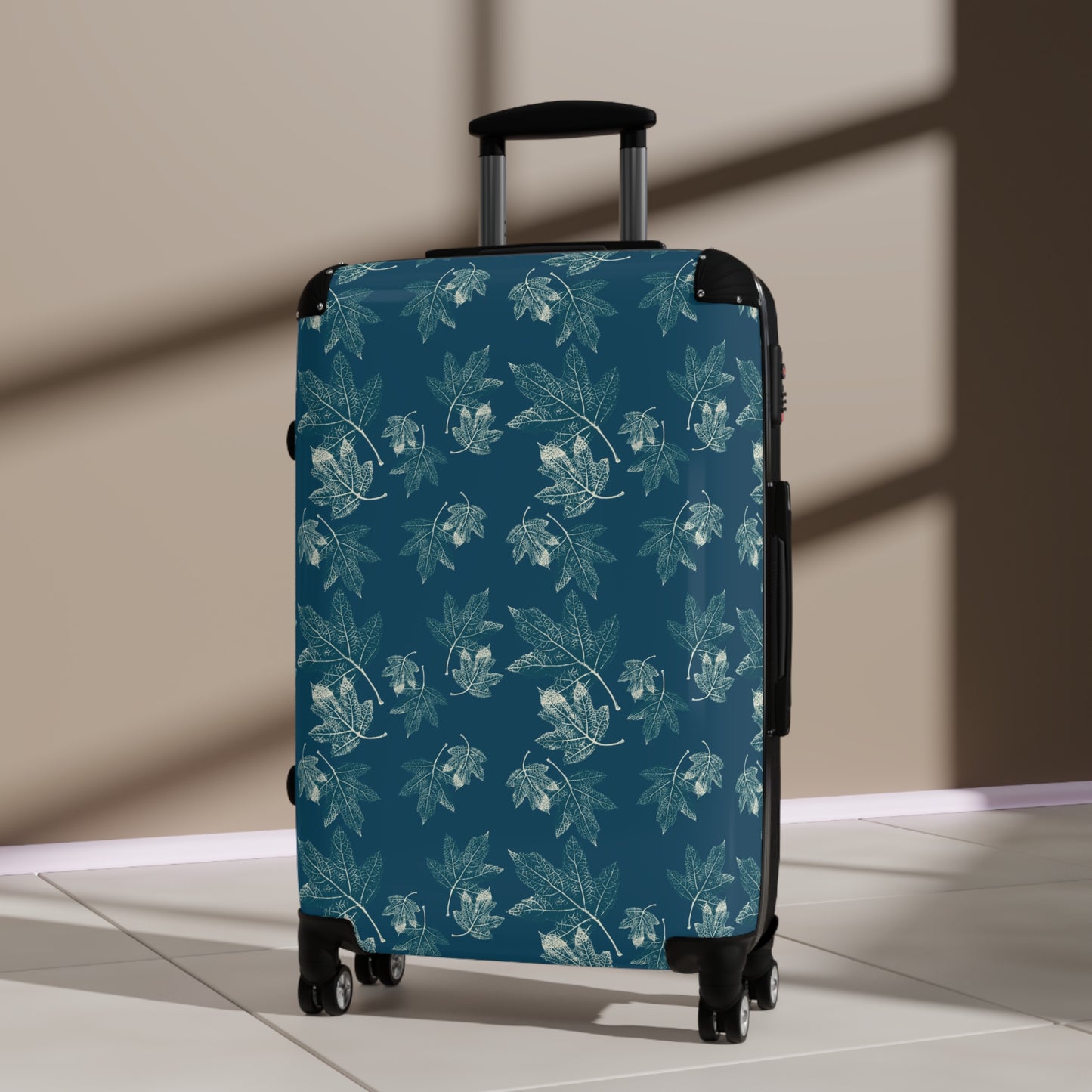 Suitcase - Oak Leaf Hydrangea© in Teal