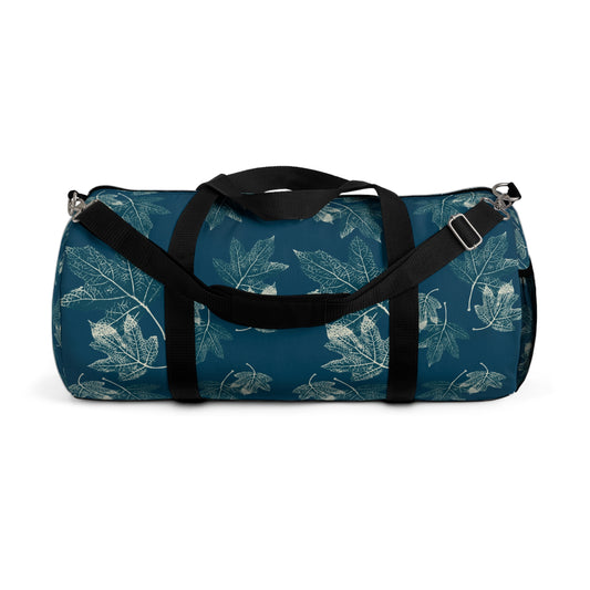 Duffel Bag - Oak Leaf Hydrangea© in Teal