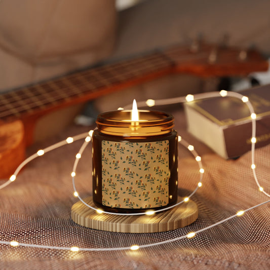 Aromatherapy Soy Candle, Sunflower Debut© Tan, Eco-Friendly Scented Candle, Relaxation Gift, Home Decor Candle, Natural Soy Wax Jar