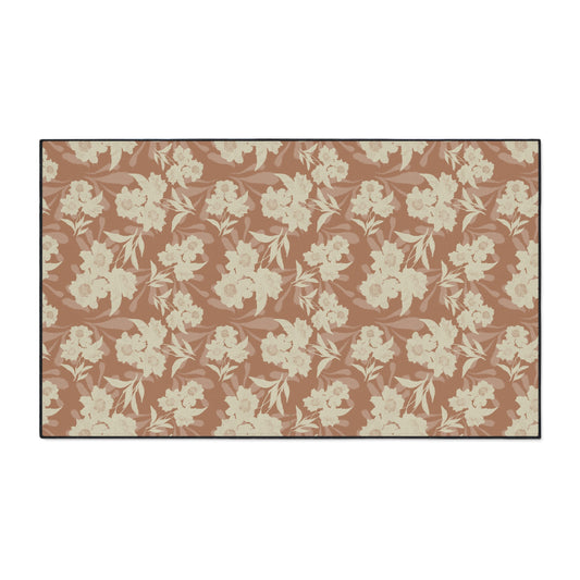 Floral Heavy Duty Floor Mat Featuring Elaine© in Mocha Mousse. Perfect for Autumn Home, Kitchen, and Entryway Decor | Non-Slip Area Rugs, Durable Mats, Indoor/Outdoor Use, [...]