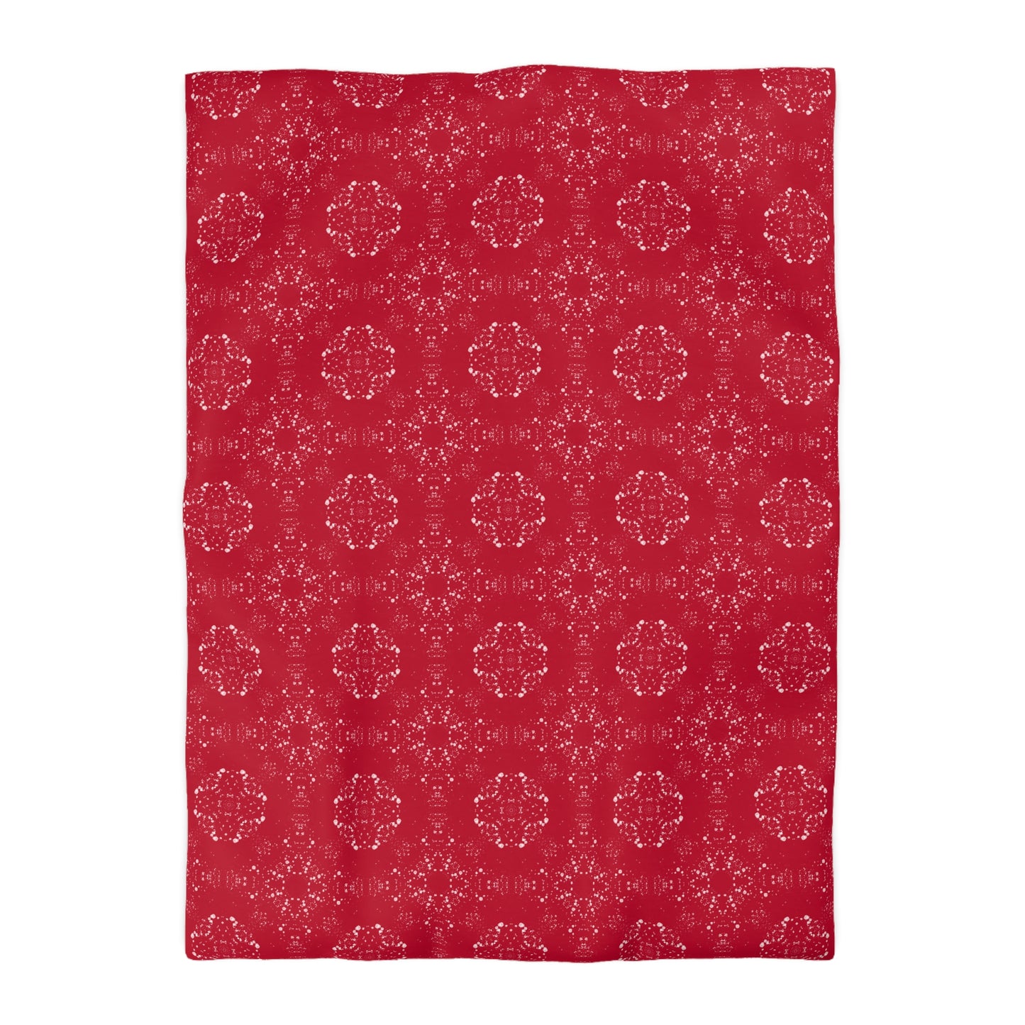 Microfiber Duvet Cover - Batik Scatter, Red