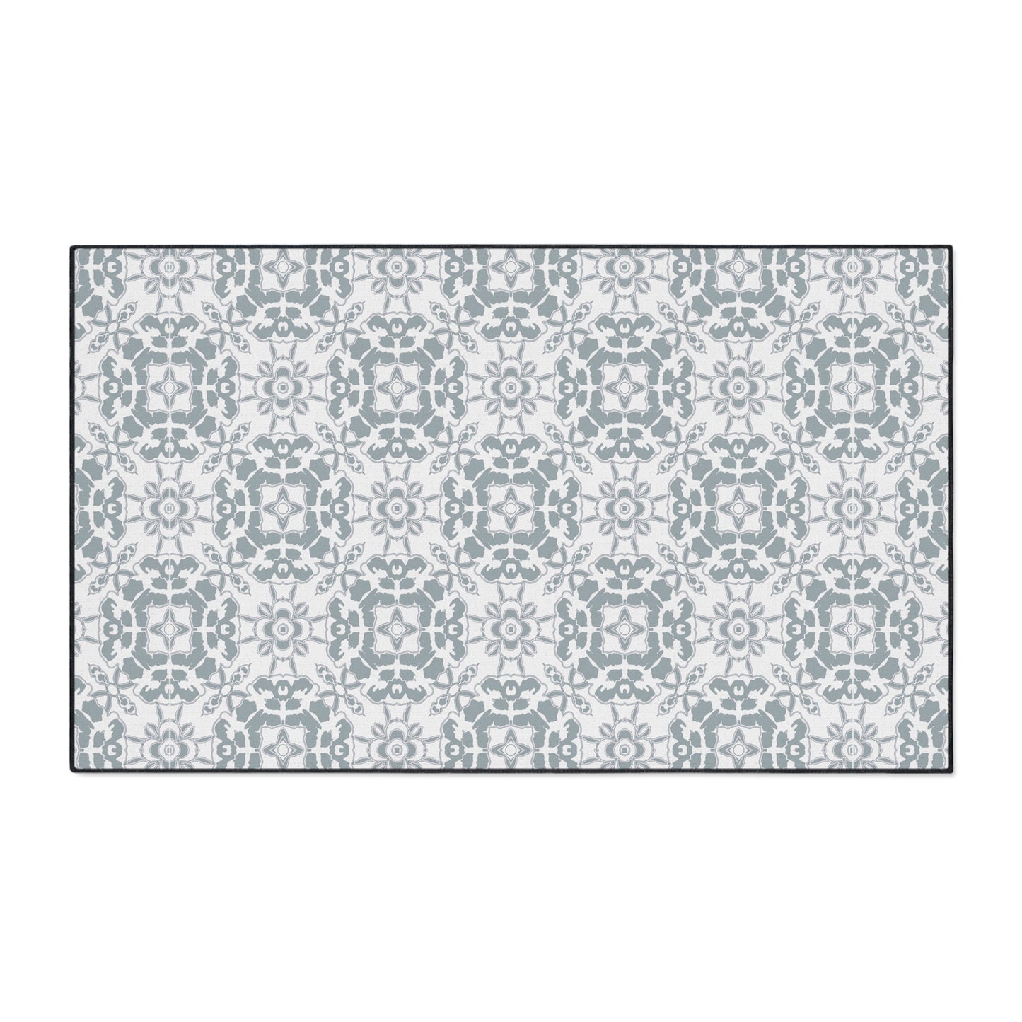Stylish Heavy Duty Floor Mat Round Coastal Tile© Slate, for Home Decor, Entryway Rug, Indoor/Outdoor Use, Non-Slip Runner, Modern
