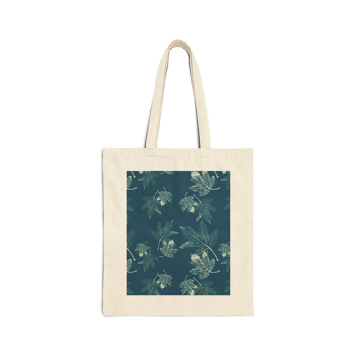 Cotton Canvas Tote Bag - Oak Leaf Hydrangea©