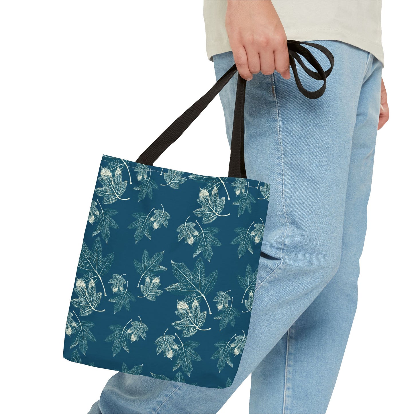 Tote Bag - Oak leaf Hydrangea© in Teal