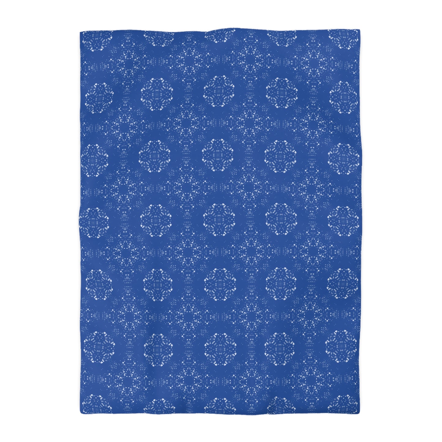 Microfiber Duvet Cover - Batik Scatter©, Dark Blue