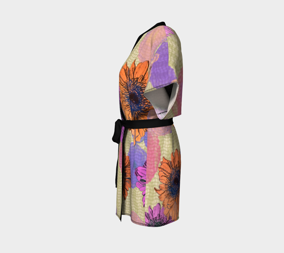 Silk Kimono Robe Featuring Collected Garden© Craft Maximalist
