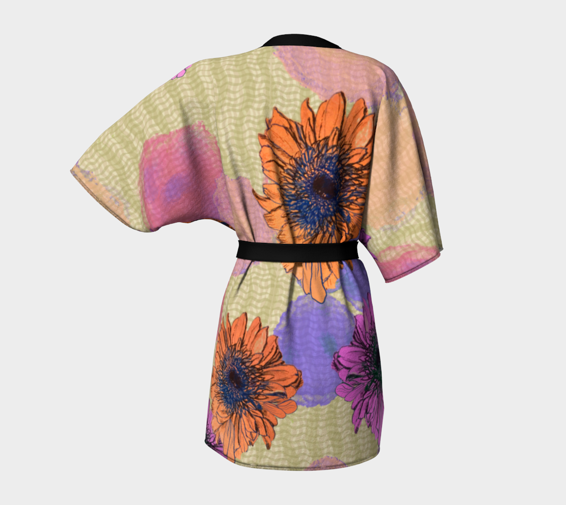 Silk Kimono Robe Featuring Collected Garden© Craft Maximalist