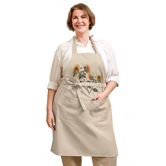 Organic cotton apron, Sunflower Debut®